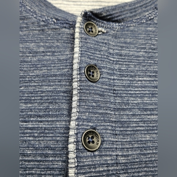 Rodd & Gunn Navy Blue Men's Henley Navy Blue XL - Picture 6 of 8